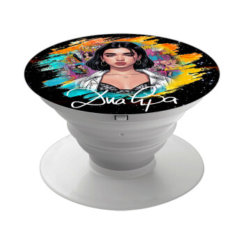 Dua lipa, Phone Holders Stand  White Hand-held Mobile Phone Holder