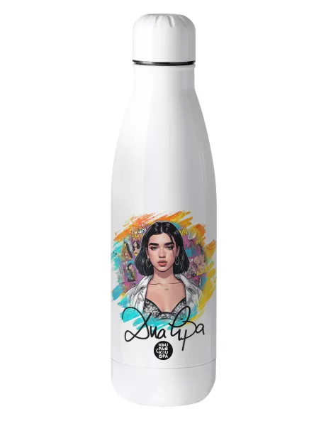 Dua lipa — Μεταλλικό παγούρι θερμός (Stainless steel), 500ml