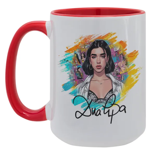 Dua lipa — Mega 15oz Κόκκινη