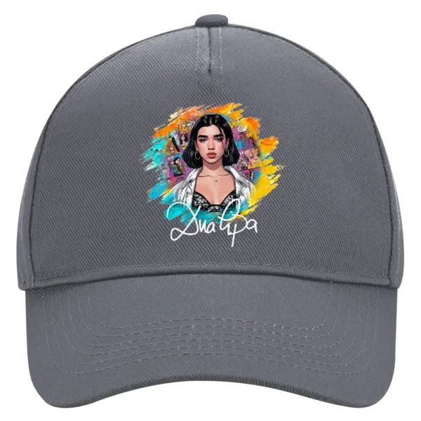 Dua lipa — Καπέλο Ενηλίκων Ultimate Γκρι, (100% ΒΑΜΒΑΚΕΡΟ DRILL, ΕΝΗΛΙΚΩΝ, UNISEX, ONE SIZE)
