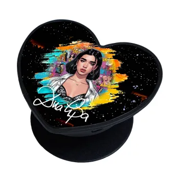 Dua lipa, Phone Holders Stand  καρδιά Μαύρο Βάση Στήριξης Κινητού στο Χέρι