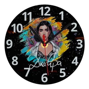 Dua lipa, Ρολόι τοίχου γυάλινο (20cm)