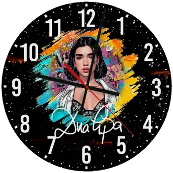 Dua lipa, Ρολόι τοίχου ξύλινο (30cm)