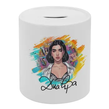 Dua lipa, Κουμπαράς πορσελάνης με τάπα