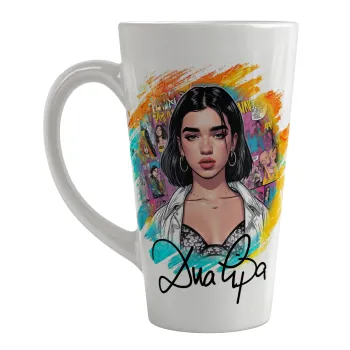 Dua lipa, Κούπα κωνική Latte Μεγάλη, κεραμική, 450ml