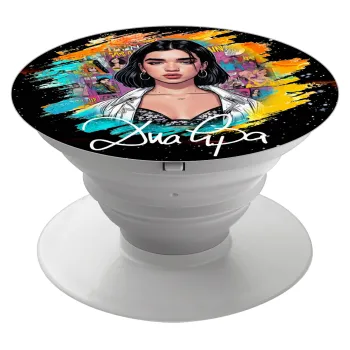 Dua lipa, Phone Holders Stand  White Hand-held Mobile Phone Holder