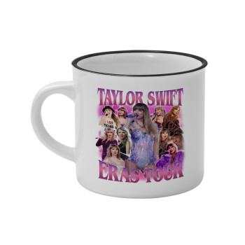Taylor Swift, Κούπα κεραμική vintage Λευκή/Μαύρη 230ml