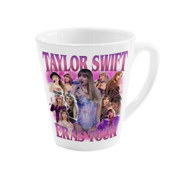 Taylor Swift, Κούπα κωνική Latte Λευκή, κεραμική, 300ml