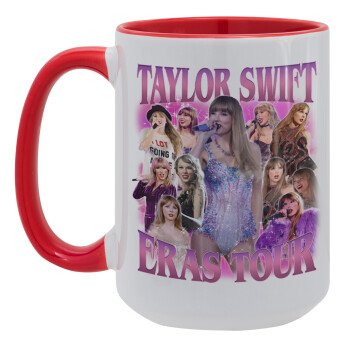 Taylor Swift, Κούπα Mega 15oz, κεραμική Κόκκινη, 450ml