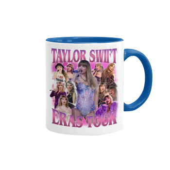 Taylor Swift, Κούπα χρωματιστή μπλε, κεραμική, 330ml