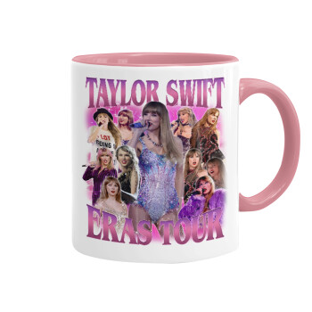 Taylor Swift, Κούπα χρωματιστή ροζ, κεραμική, 330ml