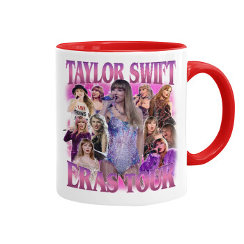 Taylor Swift, Κούπα χρωματιστή κόκκινη, κεραμική, 330ml