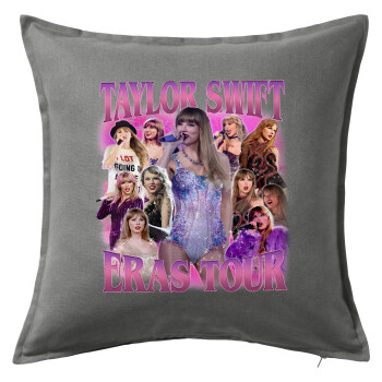 Taylor Swift, Sofa cushion Grey 50x50cm includes filling