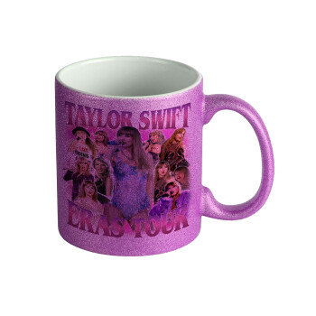 Taylor Swift, Κούπα Μωβ Glitter που γυαλίζει, κεραμική, 330ml