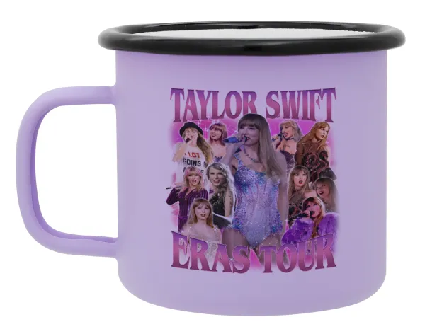 Taylor Swift — Κούπα Μεταλλική εμαγιέ ΜΑΤ Light Pastel Purple 360ml