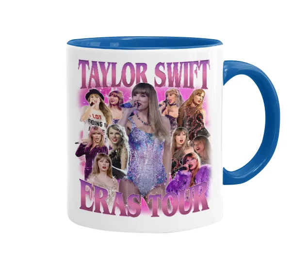 Taylor Swift — Κούπα χρωματιστή μπλε, κεραμική, 330ml