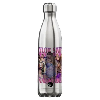 Taylor Swift, Μεταλλικό παγούρι θερμός Inox (Stainless steel), διπλού τοιχώματος, 750ml