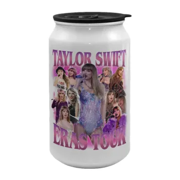 Taylor Swift, Κούπα ταξιδιού μεταλλική με καπάκι (tin-can) 500ml