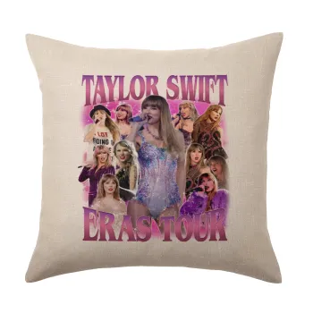 Taylor Swift, Μαξιλάρι καναπέ ΛΙΝΟ 40x40cm περιέχεται το  γέμισμα