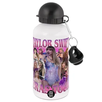 Taylor Swift, Metal water bottle, White, aluminum 500ml