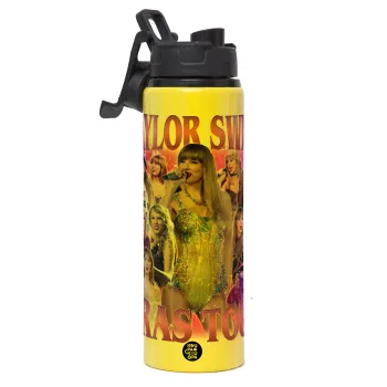 Taylor Swift, Μεταλλικό παγούρι νερού με καπάκι ασφαλείας, αλουμινίου 850ml