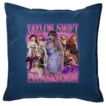 Taylor Swift, Sofa cushion Blue 50x50cm includes filling