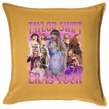 Taylor Swift, Sofa cushion YELLOW 50x50cm includes filling
