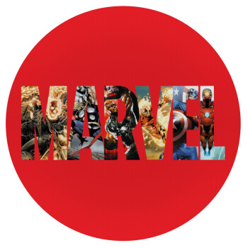 MARVEL Red, Mousepad Round 20cm