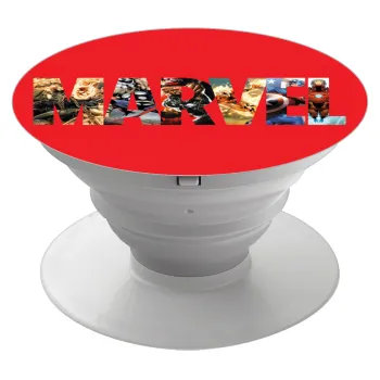 MARVEL Red, Phone Holders Stand  White Hand-held Mobile Phone Holder