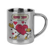 Mug Stainless steel double wall 300ml