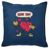 Sofa cushion Blue 50x50cm includes filling