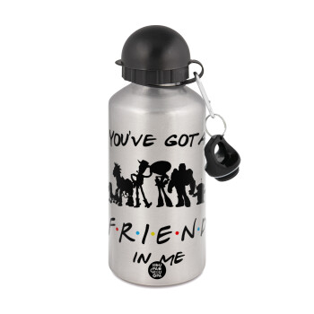 You've Got a Friend in Me, Metallic water jug, Silver, aluminum 500ml