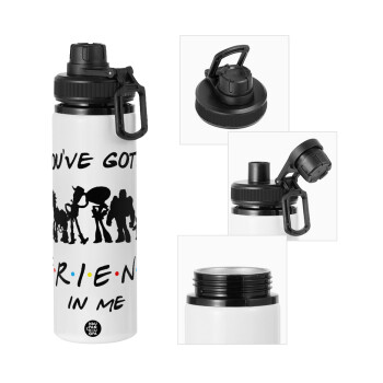 You've Got a Friend in Me, Metal water bottle with safety cap, aluminum 850ml