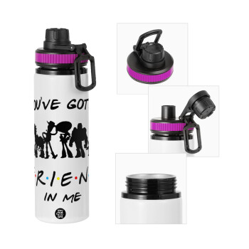 You've Got a Friend in Me, Μεταλλικό παγούρι νερού με καπάκι ασφαλείας, αλουμινίου 850ml