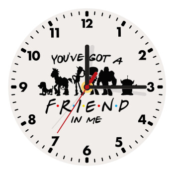 You've Got a Friend in Me, Wooden wall clock (20cm)