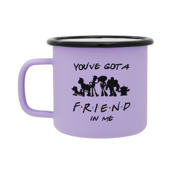 You've Got a Friend in Me, Κούπα Μεταλλική εμαγιέ ΜΑΤ Light Pastel Purple 360ml