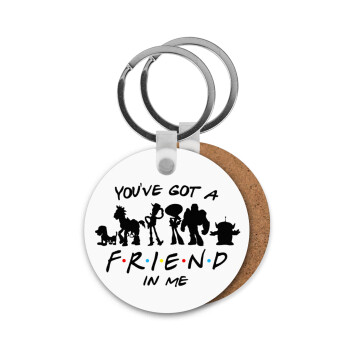 You've Got a Friend in Me, Μπρελόκ Ξύλινο στρογγυλό MDF Φ5cm