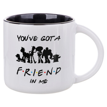 You've Got a Friend in Me, Κούπα κεραμική 400ml Λευκή/Μαύρη