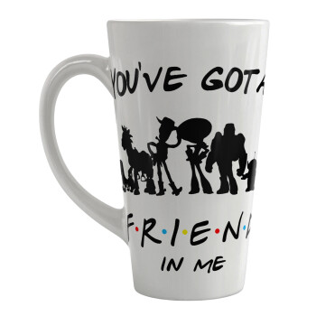 You've Got a Friend in Me, Κούπα κωνική Latte Μεγάλη, κεραμική, 450ml