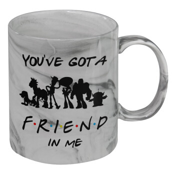 You've Got a Friend in Me, Mug ceramic marble style, 330ml