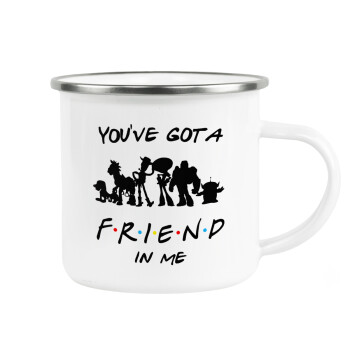 You've Got a Friend in Me, Metallic enamel cup white 360ml