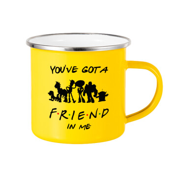You've Got a Friend in Me, Yellow Enamel Metallic Cup 360ml