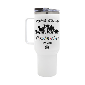 You've Got a Friend in Me, Mega Stainless steel Tumbler with lid, double wall 1,2L
