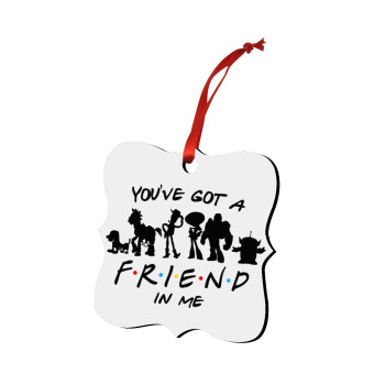 You've Got a Friend in Me, Στολίδι Χριστουγεννιάτικο στολίδι polygon ξύλινο 7.5cm