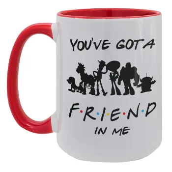 You've Got a Friend in Me, Κούπα Mega 15oz, κεραμική Κόκκινη, 450ml