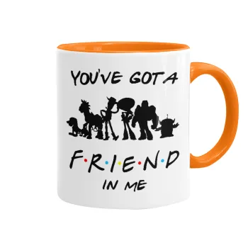 You've Got a Friend in Me, Κούπα χρωματιστή πορτοκαλί, κεραμική, 330ml
