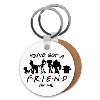 You've Got a Friend in Me, Μπρελόκ Ξύλινο στρογγυλό MDF Φ5cm