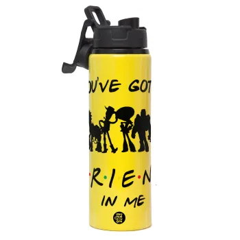 You've Got a Friend in Me, Μεταλλικό παγούρι νερού με καπάκι ασφαλείας, αλουμινίου 850ml