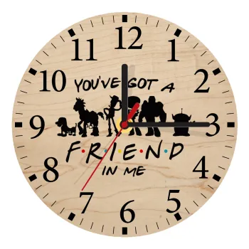 You've Got a Friend in Me, Ρολόι τοίχου ξύλινο plywood (20cm)