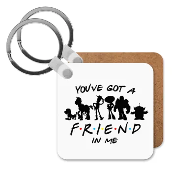 You've Got a Friend in Me, Μπρελόκ Ξύλινο τετράγωνο MDF